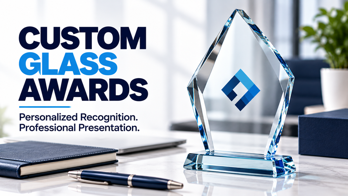 How Do You Choose Custom Glass Awards with a Logo?
