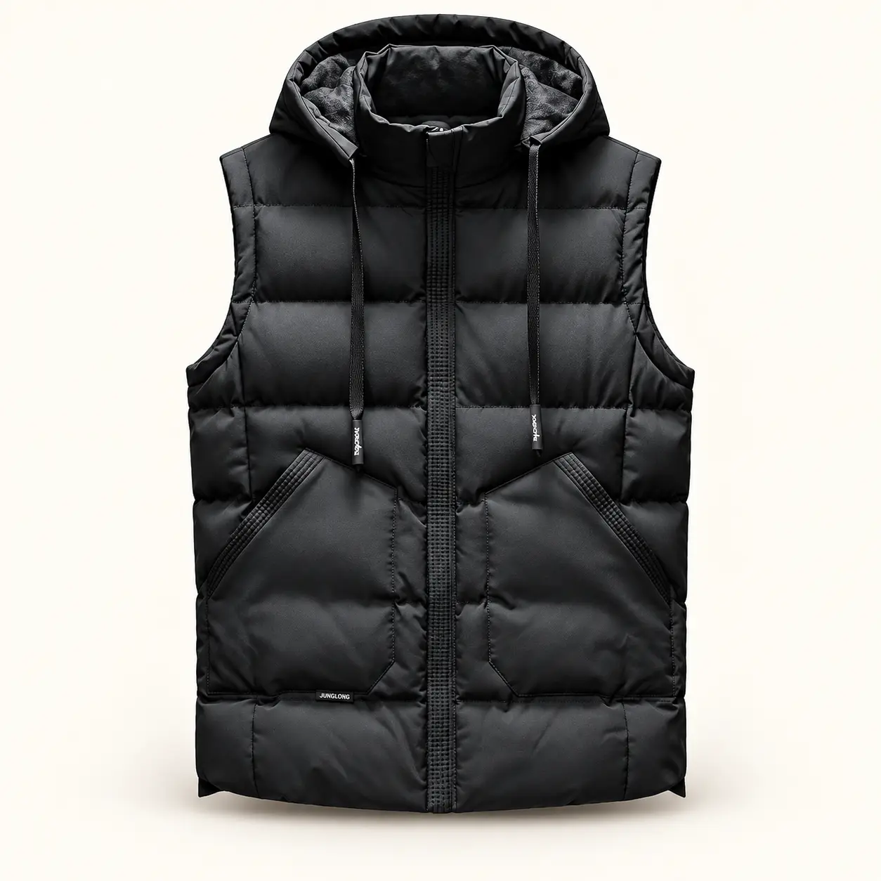 Hooded Puffer Vest jacket